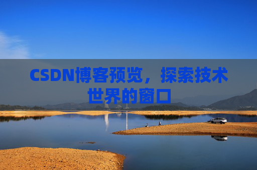 CSDN博客预览,探索技术世界的窗口